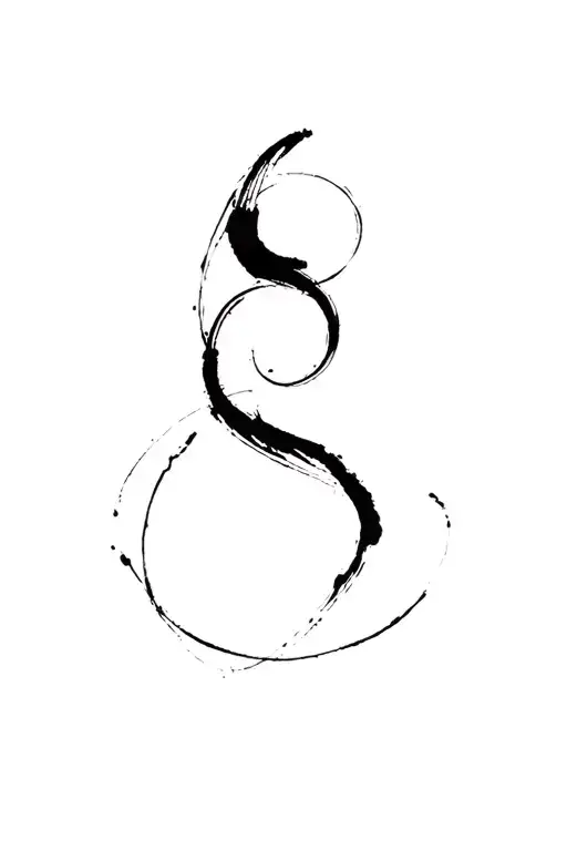 Enso Brush Stroke