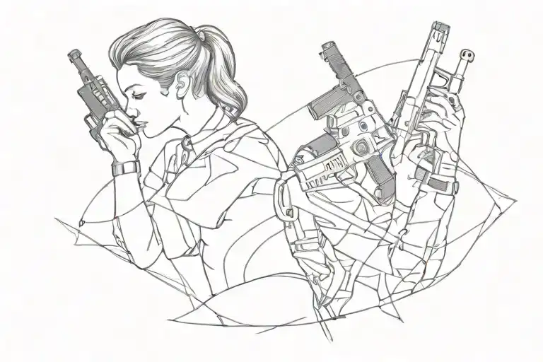 Tactical Tattoo Women