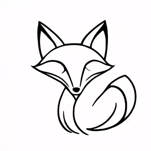 Fox Full Body Shaped Like