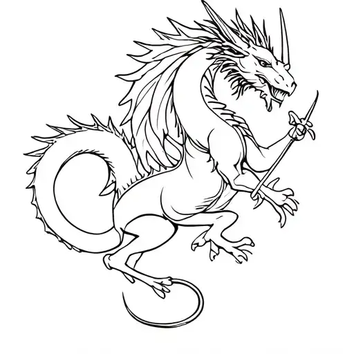 St George Killing The Dragon