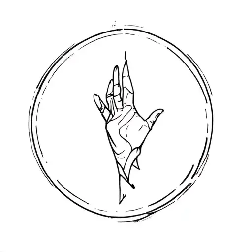 Husky Paste And Human Hand