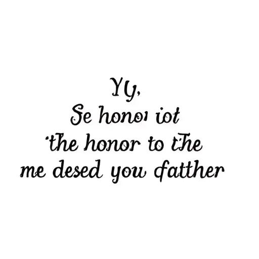 Tattoo In Honor Of The Deceased Father