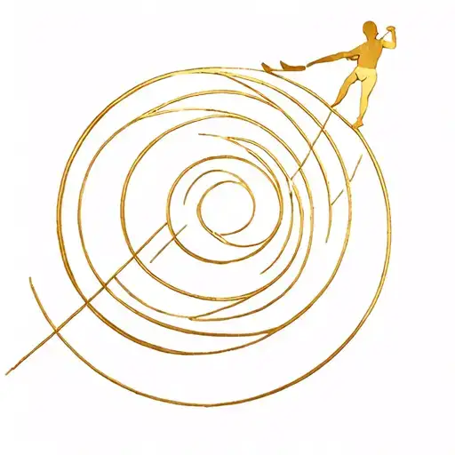 Climbing With Gold Ratio Spiral