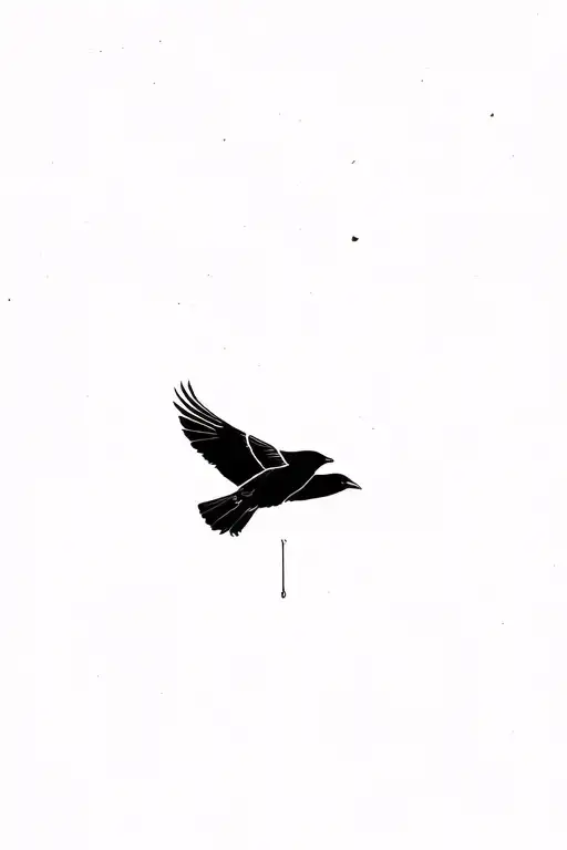 Crow Flying