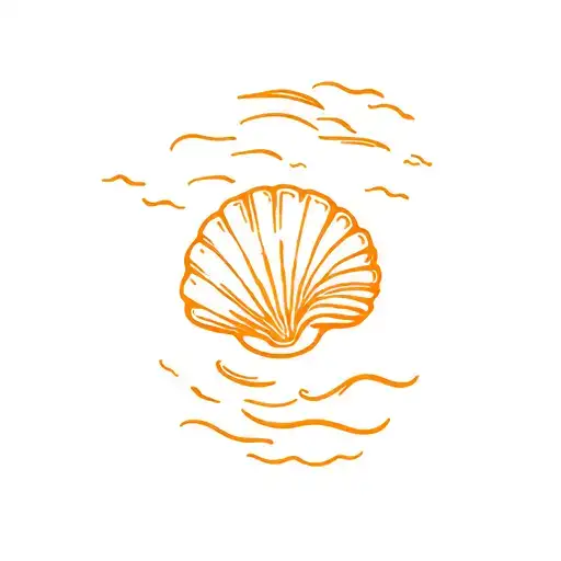 Beachy Shell Wave Sunshine