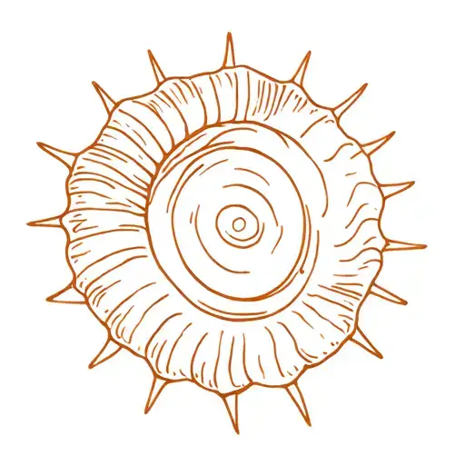 Beachy Shell Wave Sunshine