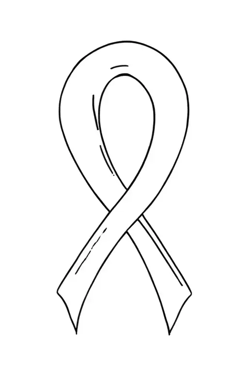 Cancer Ribbon Intertwined
