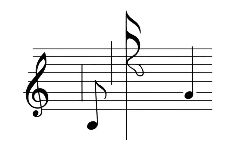 Mental Health Awareness Puzzle Piece Music Note