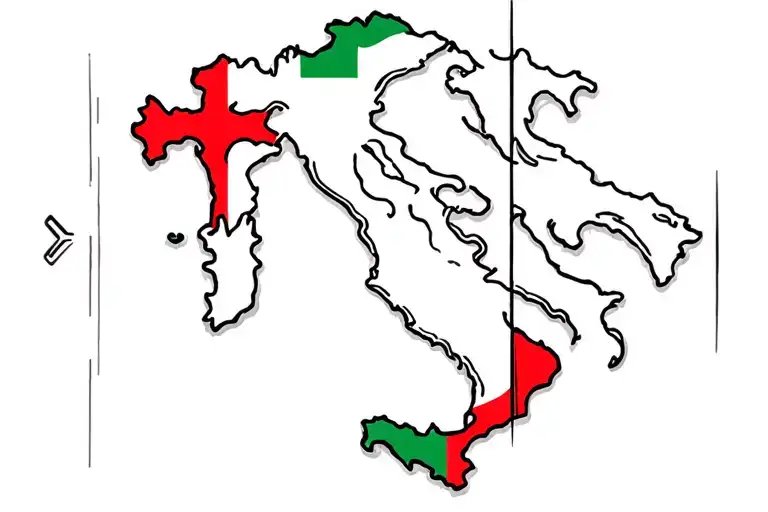 Italy And Crossfit Symbol