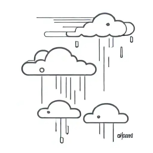 Clouds And Rain Falling