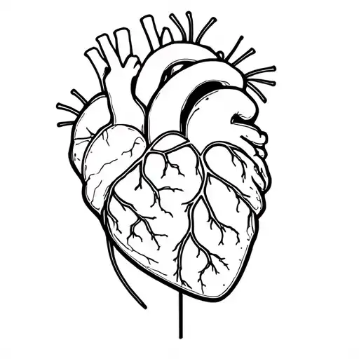 Anatomical Heart And Brain Mended Together Being Hugged