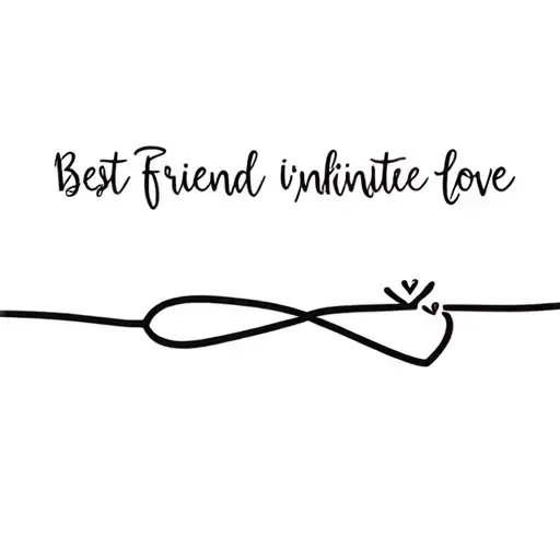Best Friend Distance Silver Infinite Love With