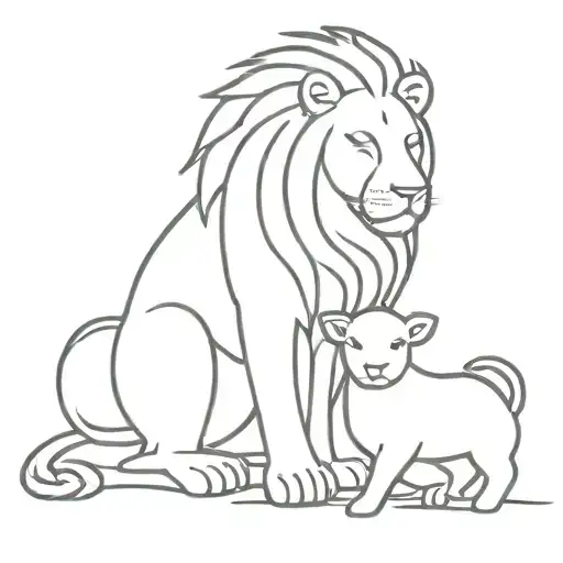 Lion And Lamb