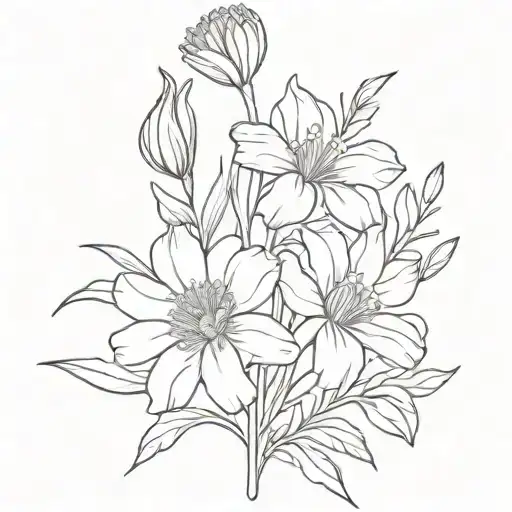 Daisy Chrysanthemum Gladiolus Flower Bouquet