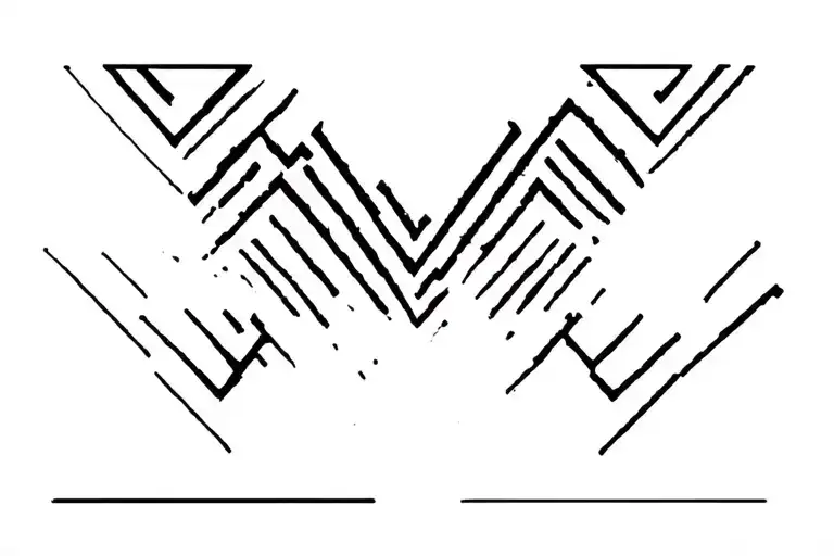 Trippy Zig Zag Pattern