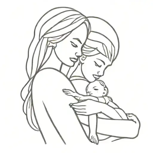 Mother Of A Daughter And A Son