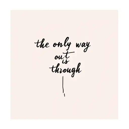 The Only Way Out Is Through' Using A Reflection