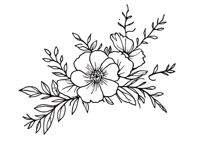 Birth Flower Bouquet