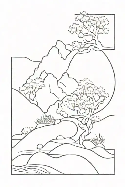 Small Flowing River