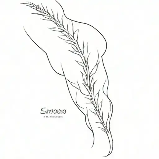 Spine Tatoo Design