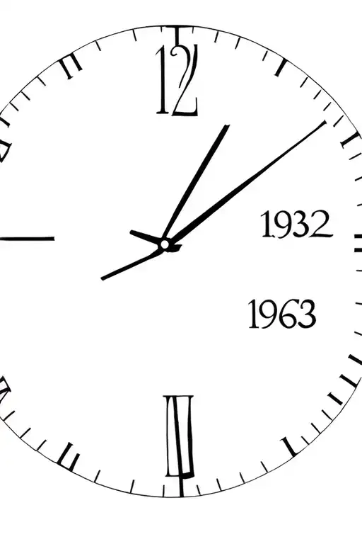Clock Date Of Birth 1962 1963