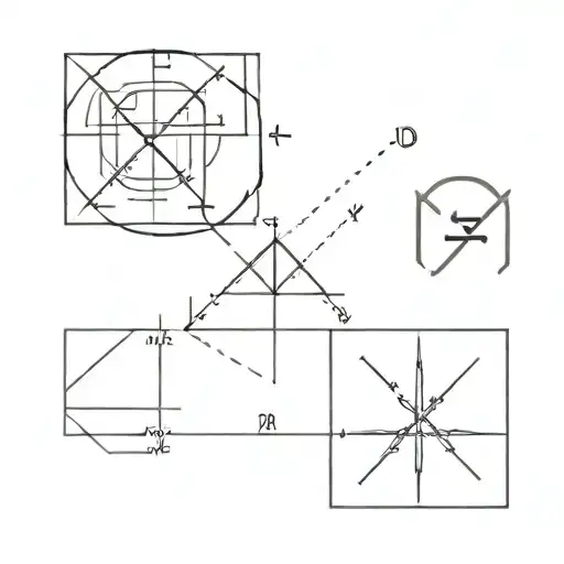 A Minimalist Tattoo Featuring A Mathematical Equation Inspired By One Piece