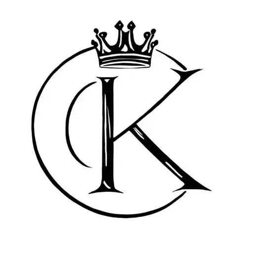Crown With Letter K