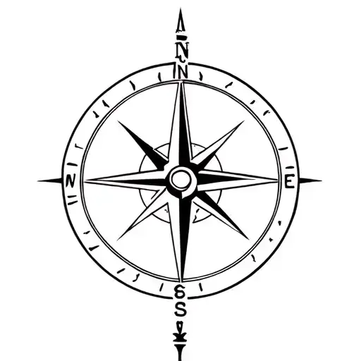 Sol Key Compass Surrounded