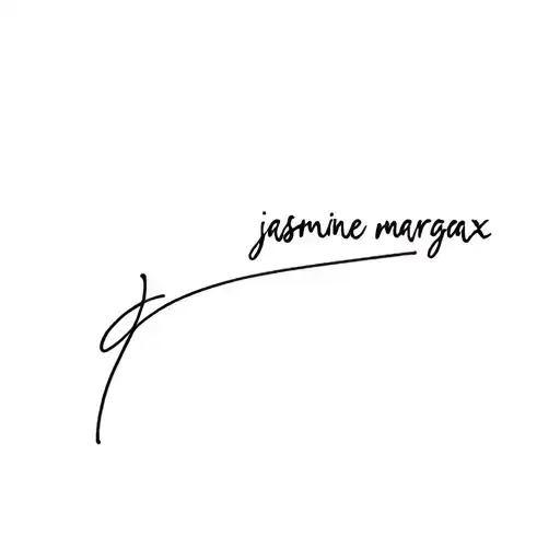 Minimalist Tattoo Of Name Jasmine Margaux
