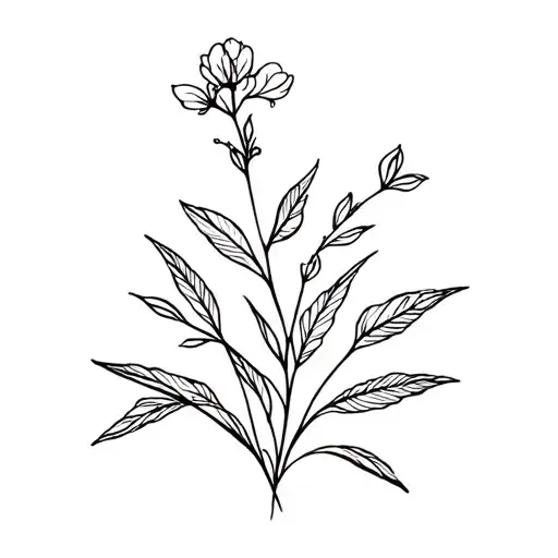 Bloom With Plants Growing