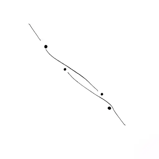 Two Lines And 7 Dots