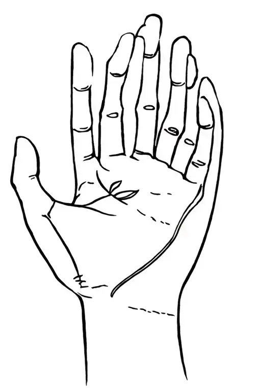 A Hand Holding A Sandy