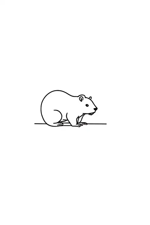 Small Outline Beaver