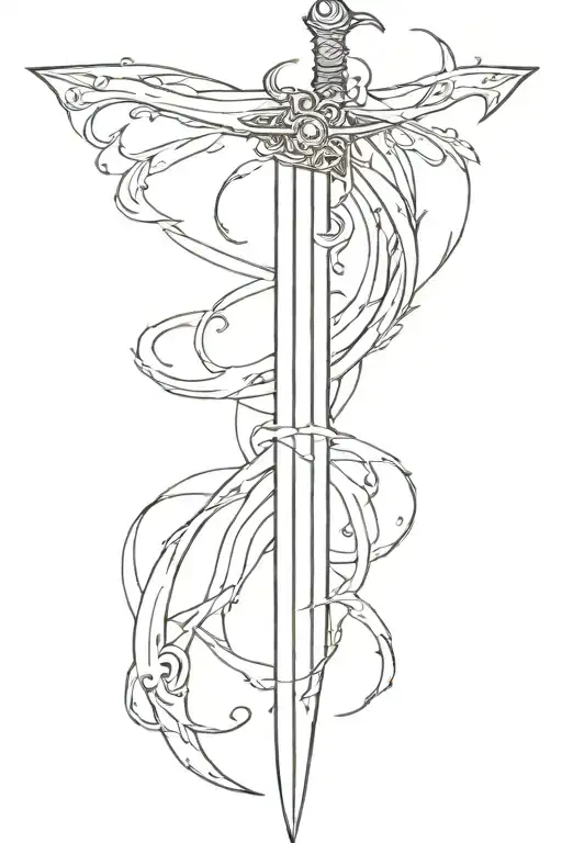 Kattana Sword Piercing No Other Details Other Then Wound