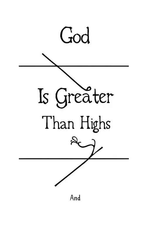 God Is Greater Than Highs And Lows