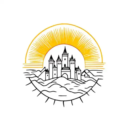 Condor Castle And Sun