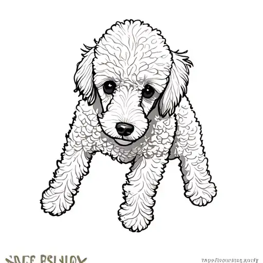 A Poodle Puppy