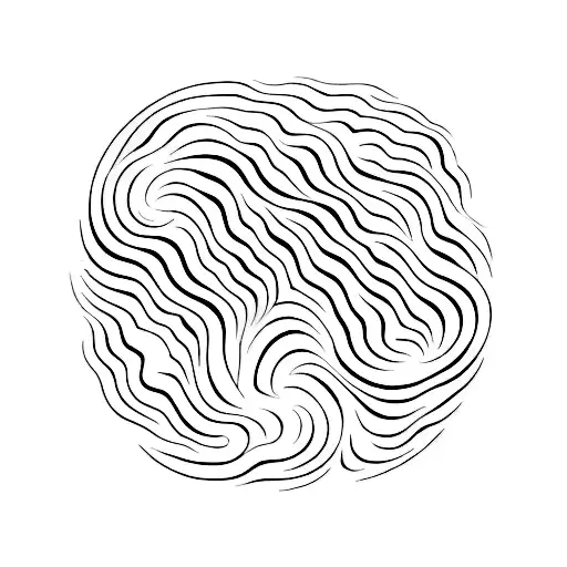 A Stock Market Graph Transformed Into An Intricate Ocean Wave