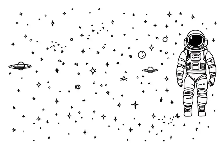 Space With Astronaut