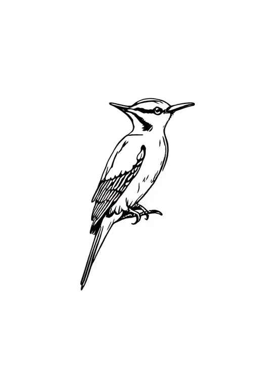 Woodpecker Sitting