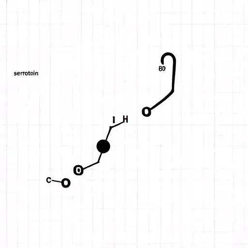 Serotonin Chemical Structure And Semicolon