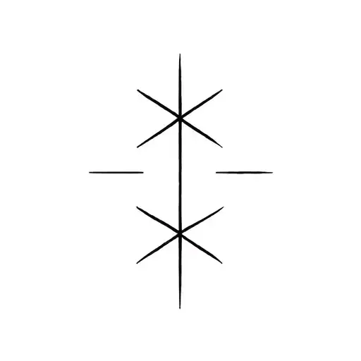 Stars Minimalistic Tattoo Design