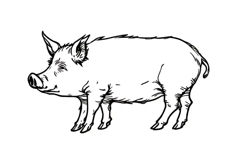 Mangalitza Pig