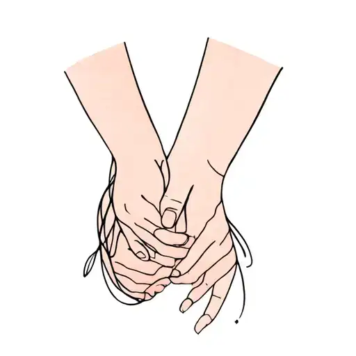 Girls Holding Hands