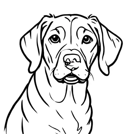 Blue Tick Coon Hound With A Marshmallow On His Nose