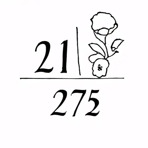 The Date 21 7 25 As A Tattoo Design