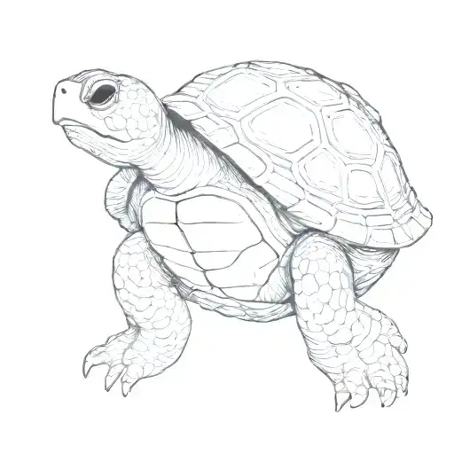 Thai Praying Buddhist Turtle