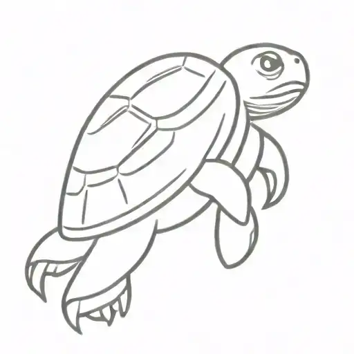 Thai Praying Buddhist Turtle