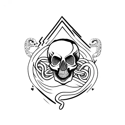 Skull And Snake