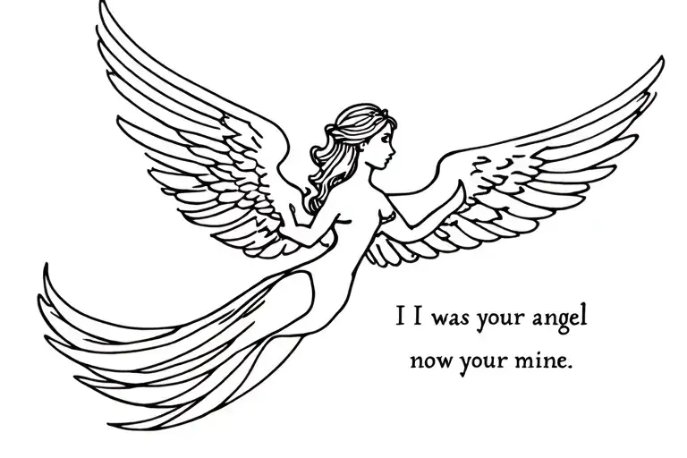 I Was Your Angel Now Your Mine